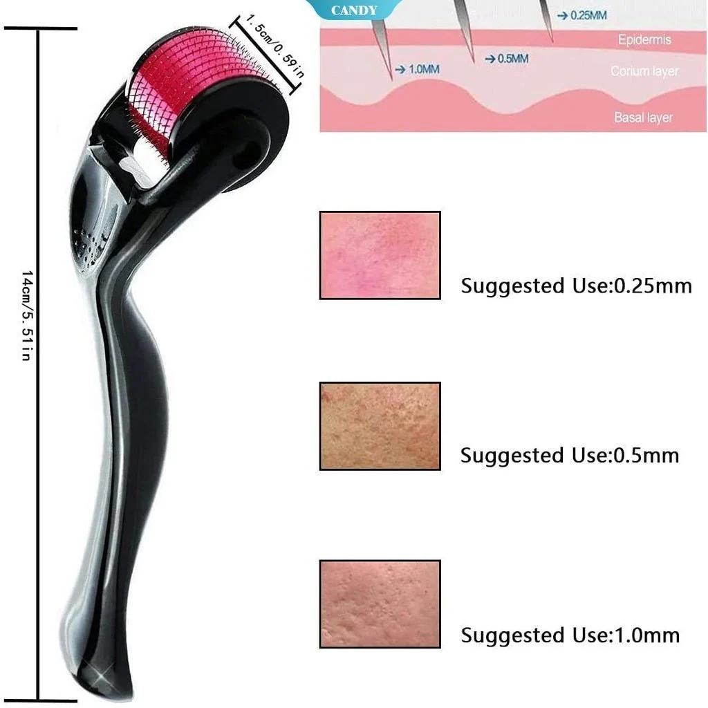 Derma Roller System for Face, Scalp & Beard